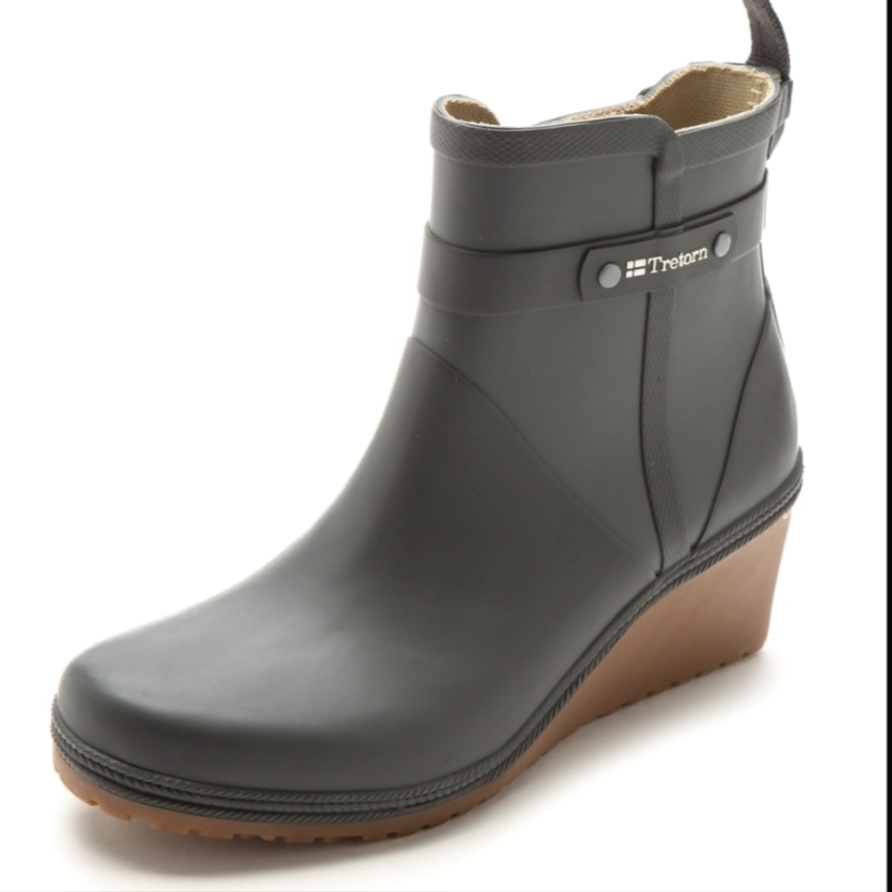Tretorn Plask Mid Wedge Rain Boots